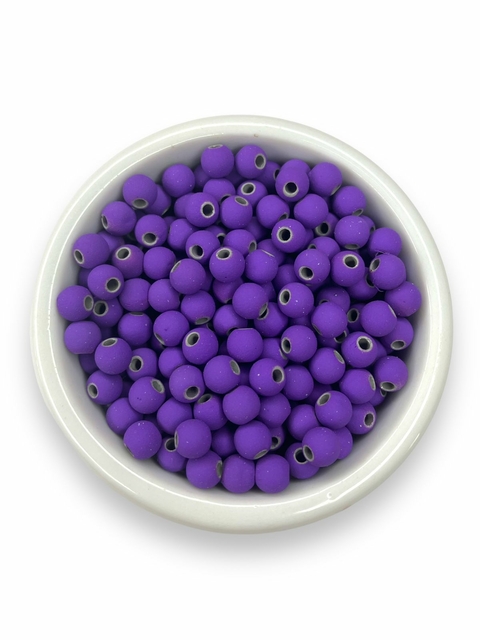 MIÇANGA - BOLA EMBORRACHADA 6MM - VIOLETA (50 gr.)