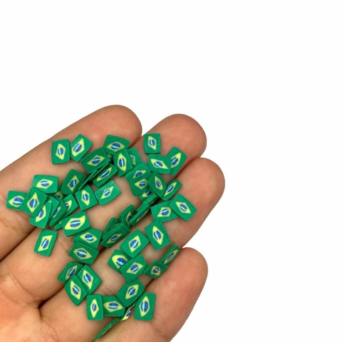 APLIQUE MICRO BANDEIRINHAS 7MM (10 gramas)