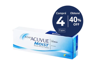 Acuvue 1 Day Moist x 4 cajas (x 120 lentes) Acuvue 1 Day Moist x 4 cajas (x 120 lentes) - comprar online
