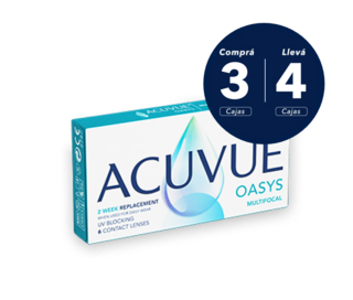 ACUVUE OASYS MULTIFOCAL X 4 CAJAS (X 24 LENTES) ACUVUE OASYS MULTIFOCAL X 4 CAJAS (X 24 LENTES) - comprar online