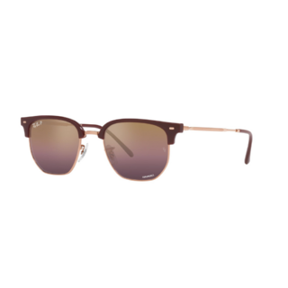 Ray Ban New Clubmaster Chromance Polarizado 4416 6654G9 53 Ray Ban New Clubmaster Chromance Polarizado 4416 6654G9 53
