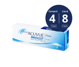 Acuvue 1 Day Moist x 8 cajas (x 240 lentes) Acuvue 1 Day Moist x 8 cajas (x 240 lentes)