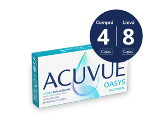 Acuvue Oasys Multifocal x 8 cajas ( x 48 lentes) Acuvue Oasys Multifocal x 8 cajas ( x 48 lentes)