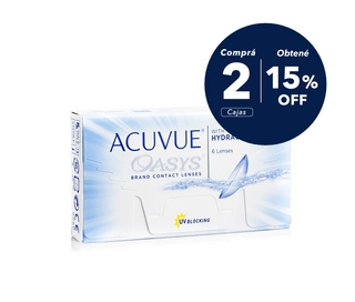 Acuvue Oasys x 2 cajas (x 12 lentes) Acuvue Oasys x 2 cajas (x 12 lentes)