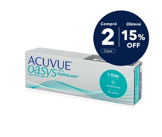 Acuvue Oasys 1 Day x 2 cajas (x 60 lentes ) Acuvue Oasys 1 Day x 2 cajas (x 60 lentes )