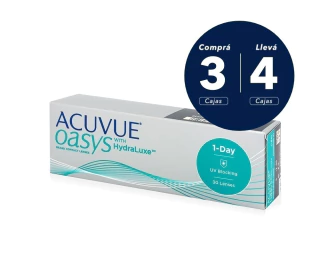 Acuvue Oasys 1 Day x 4 cajas (120 lentes) Acuvue Oasys 1 Day x 4 cajas (120 lentes) - comprar online