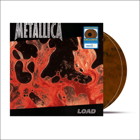 METALLICA LP LOAD VINIL POOR TWISTED ORANGE (2LP) 2022 WALMART EXCLUSIVE