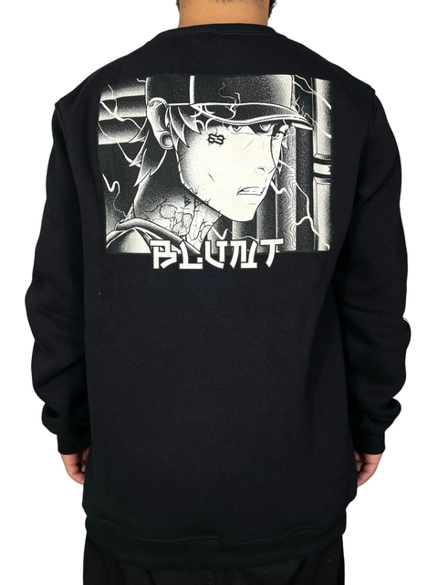 MOLETOM BLUNT CARECA ANIMETHUNDER - PRETO - comprar online