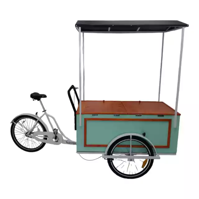 Food Bike Caja Extendida con Toldo - Lester Bikes