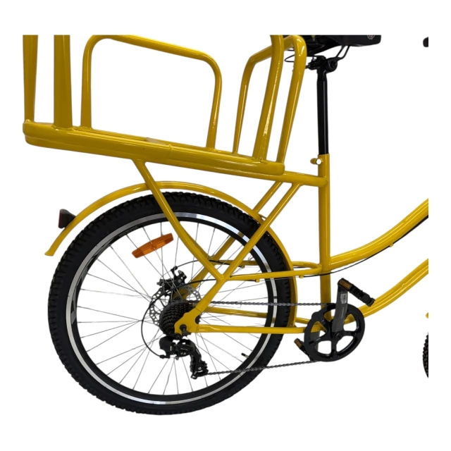 Bicicleta de reparto doble