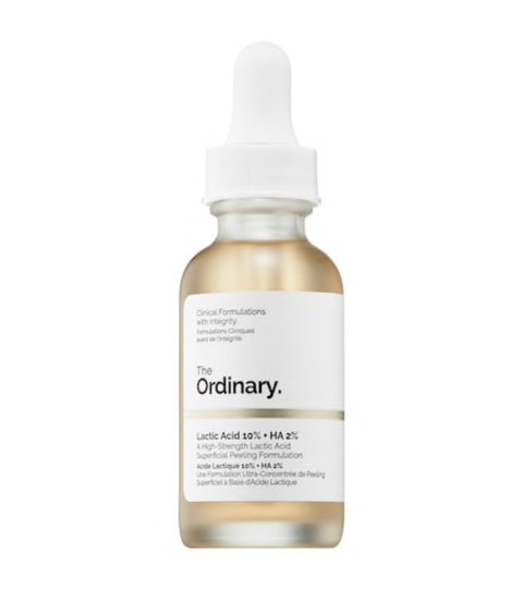 The ordinary lactic acid 10% + HA 2%