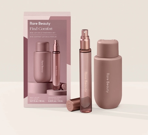 Rare Beauty Mini find comfort lotion & fragrance set