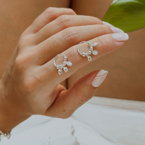 ARGOLLITAS GINEBRA (PLATA 925 & CUBIC)