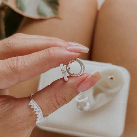 ARGOLLITAS BÁSICAS CUBIC 14MM (PAR)