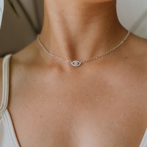 COLGANTE OJITO PREMIUM (PLATA 925)