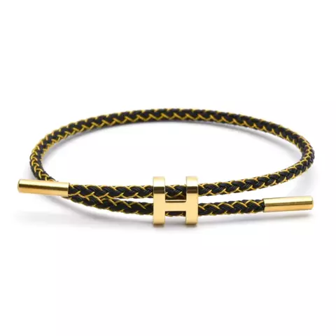 PULSERA HERMES (ACERO DORADO)