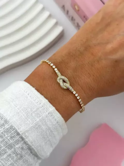 PULSERA JAZMINE (ACERO DORADO) - comprar online