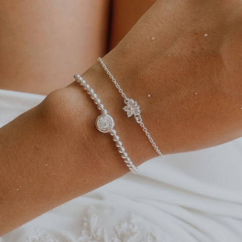 PULSERA MARIPOSA CUBIC (PLATA 925)