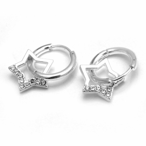 ARGOLLITAS ESTRELLAS 1,4CM (ACERO BLANCO)