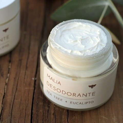 MALIA / DESODORANTE NATURAL EN CREMA EUCALIPTO Y TEA TREE