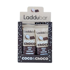Barra CHOCO Y COCO Natural Sin Azucar Agregada Raw K Sin Gluten Laddubar 30 Grs en internet