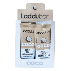 Barra COCO Natural Sin Azucar Agregada Raw K Sin Gluten Laddubar 30 Grs en internet