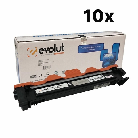Kit 10 Cartucho Toner Compatível TN1060 DCP1512 HL1112 1617 1212