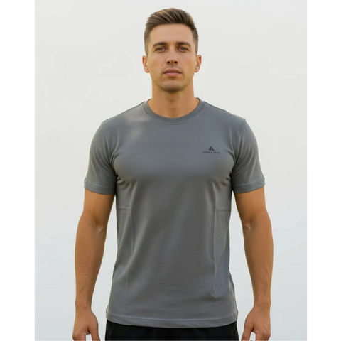 Remera Deportiva Hombre Algodon- Rmda Gris - comprar online