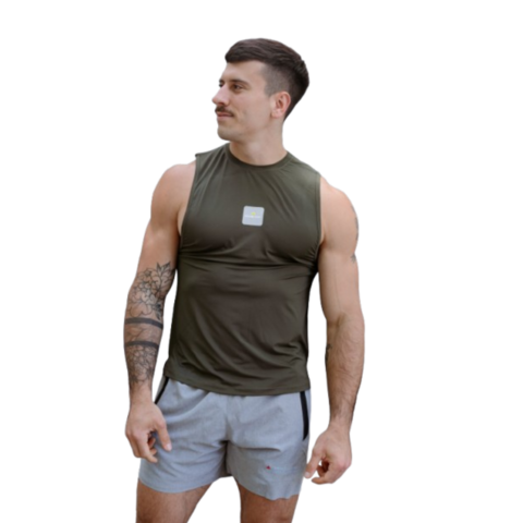 Musculosa Deportiva Entrenamiento Proye Verde - Muscuproye