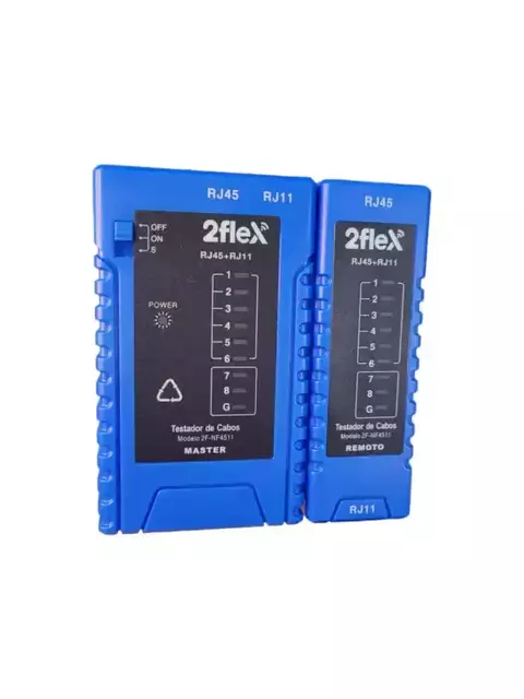 TESTADOR DE CABO RJ11 E RJ45 2FLEX- 5UN - comprar online
