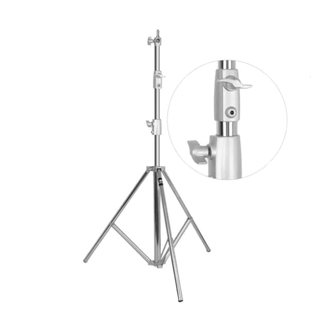 Tripé Iluminação Profissional Greika FC-S288S (Aço Inox C/ Rodas - 2,50m - 15kg) na internet