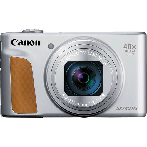 Camera Canon PowerShot SX740 HS (20.3mp / 40x Zoom / 24-960mm - 35mm equiv.) PRATA Camera Canon PowerShot SX740 HS (20.3mp / 40x Zoom / 24-960mm - 35mm equiv.) PRATA