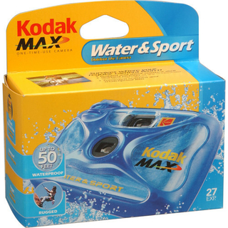 Camera Descartável Kodak Water Sport (27exp/ISO 800/35mm)