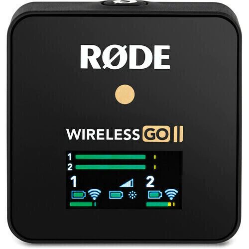 Microfone Lapela Duplo sem Fio - Rode Wireless Go II (2 TX/ 1 RX) - comprar online