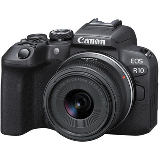 Camera Canon EOS R10 Mirrorless + Lente RF-S 18-45mm f/4.5-6.3 IS STM