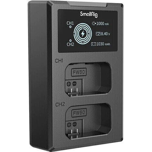 Carregador Duplo para Baterias Sony NP-FW50 SmallRig 4081