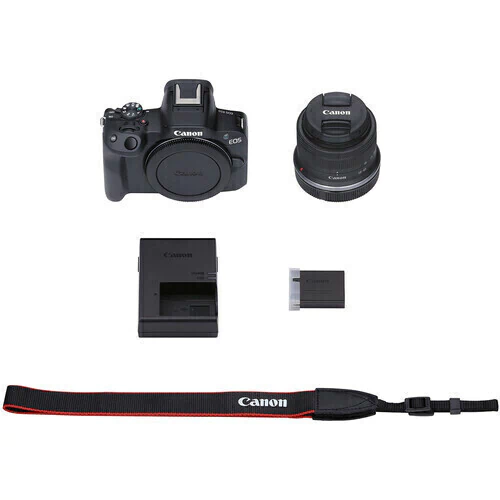 Camera Canon EOS R50 Mirrorless + RF-S 18-45mm f/4.5-6.3 IS STM - loja online