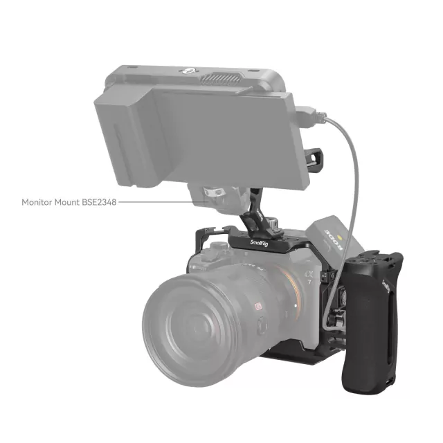 Cage/Gaiola Advanced SmallRig 3669C + Top Handle Arri +Side Handle (Sony A7RV / A7IV / A7S III) - comprar online
