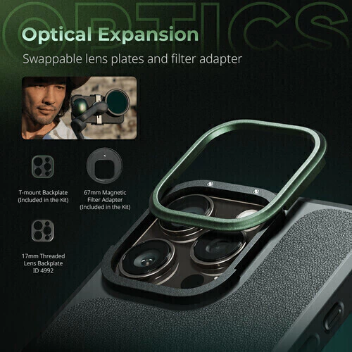 Kit Especial de Gaiola/Cage SmallRig 5001 Brandon Li Co-design Edition (Iphone 16 Pro Max) - loja online