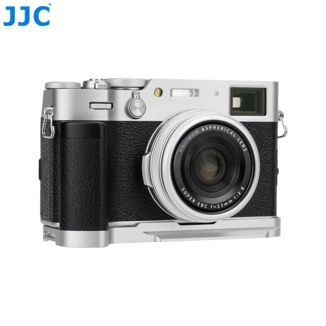 Hand Grip para FujiFilm X100VI - JJC HG-X100VI Silver (Base ARCA Swiss) - loja online