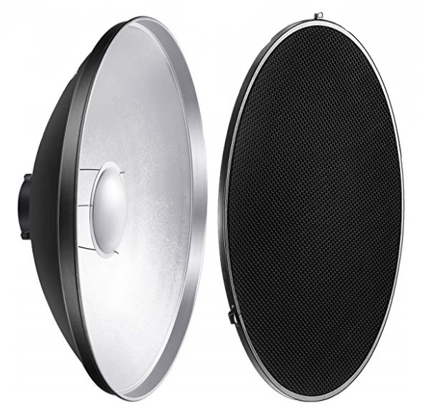 Refletor Beauty Dish Bowens - Prata com Grid (BDR-S420C02) Refletor Beauty Dish Bowens - Prata com Grid (BDR-S420C02)