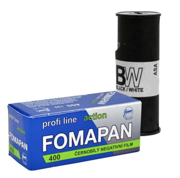 Filme 120mm Preto E Branco - Fomapan - ISO 400 - Médio Formato Filme 120mm Preto E Branco - Fomapan - ISO 400 - Médio Formato