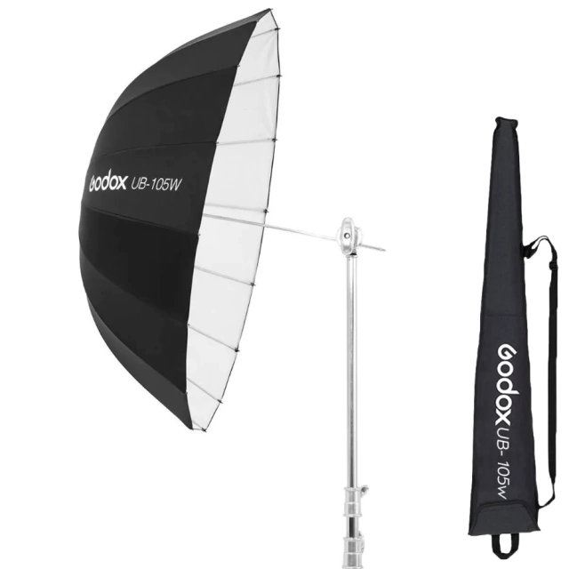 Sombrinha Parabólica Refletora Godox UB-105W (Diametro 105cm - Interior Branca /White) - comprar online