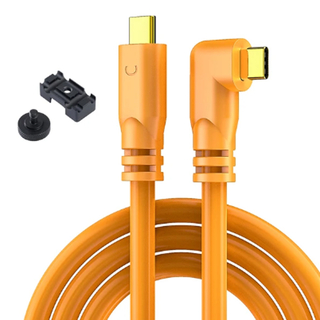Cabo Tethering USB Tipo C / USB Tipo C - Transferência de dados alta velocidade (3 metros / 5gbps / Fixador Cabo)
