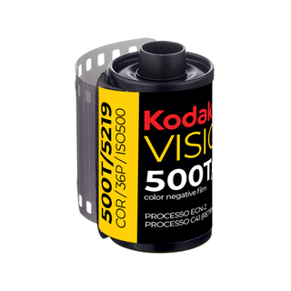 Kodak Vision3 500T / 5219 - Filme Cinema Rebobinado / Colorido / 36p / Iso 500 - comprar online