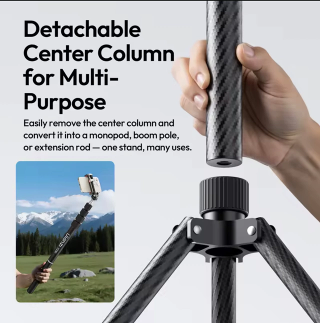 Tripé Portátil Carbono Ulanzi MT-230 (230cm - 5kg) - comprar online