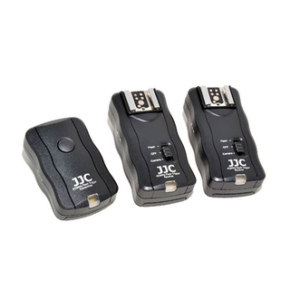 Kit Radio Flash JJC JF-U2 (1 transmissor e 2 receptores)