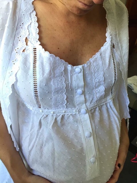 Camison Mercedes PLUMETI BLANCO