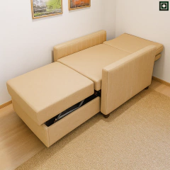 Poltrona Cama Eros Reclinável 5 Estágios Linho Resistente - Casa Selu - Loja Da Fábrica