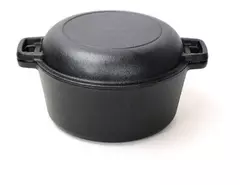 OLLA SARTEN HIERRO HORNO HOLANDES UNICA C/FUNCION REVERSIBLE OPALO - comprar online